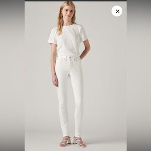 Levis 311 White Jeans